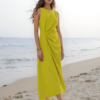 Elegant Yellow Dress with a Modern Design for a Distinctive Look