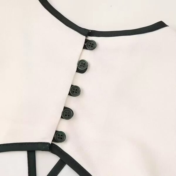 Elegant Midi Dress with a Classic-Modern Design for a Refined Look