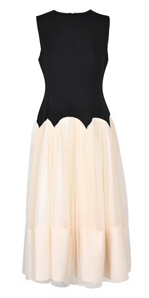  Elegant Two-Tone Dress for a Charming Look at Special Events